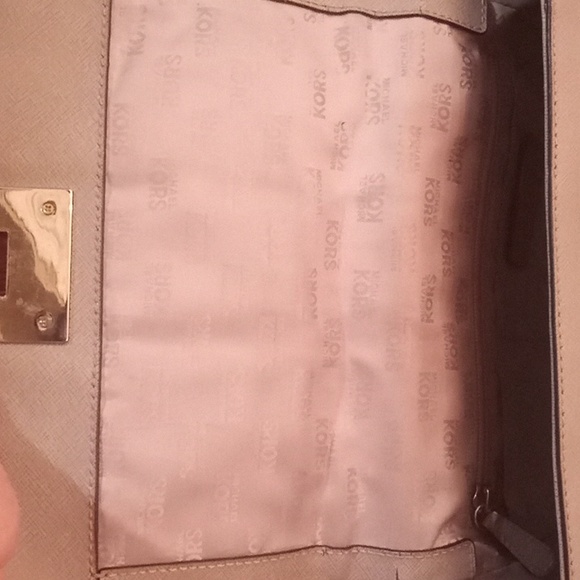 MICHAEL Kors Tina Studded Satchel gray 2 styles Handbag or Shoulder Bag - Picture 8 of 16